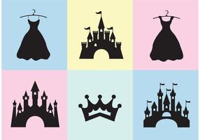 Princesa Castle Vector Set