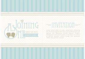 Free Vector Save The Date Invitation