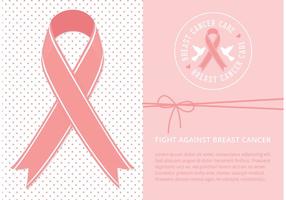 Vector Breast Cancer Ribbon Flyer