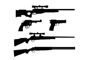 Gun Shapes vector