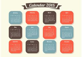 2015 Calendar Vector 