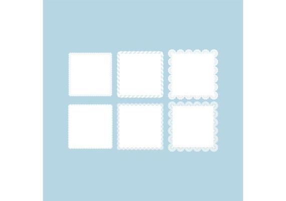 Square Doily Vectors 