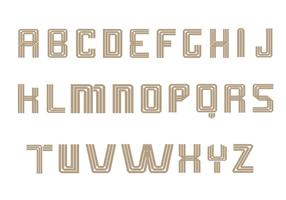 Art Deco Alphabet Vector Pack 