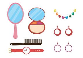Makeup and Accessories Vector Pack 
