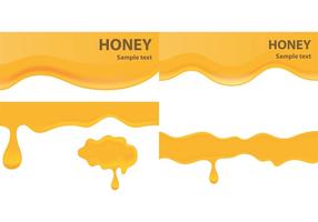 Honey Drip Banner Vectors 