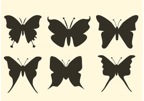 Free Butterfly Vector Silhouettes 