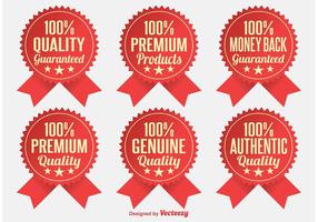 Premium Quality Badges vector
