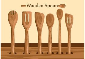 Wooden Spoon Vectors