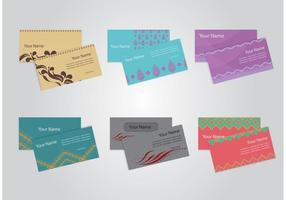 Business Identification Card Vectors