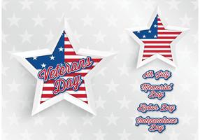 Free Vector Abstract USA Star Background