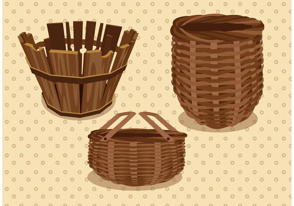 Basket Vector Art, Icons, and Graphics for Free Download