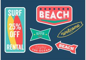 Vector Summer Badges