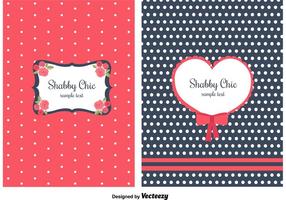 Shabby Chic Style Backgrounds vector