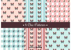 Patrones de Shabby Chic gratuitos vector