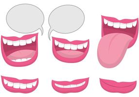 Mouths Talking vector
