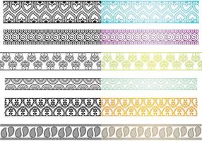 Paisley Borders vector