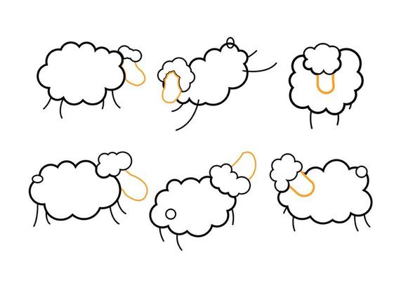Isolated Sheep
