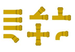 Sewer pipes vector