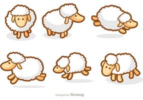 Cute Sheep Vectors