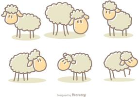 Cartoon Sheep Vectors