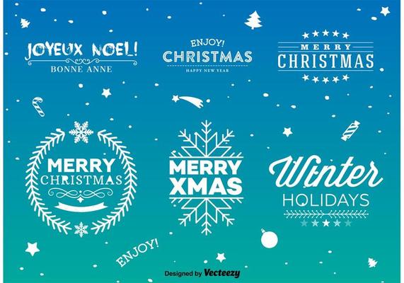 Christmas Type Signs