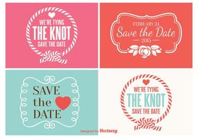 Save the Date Labels vector