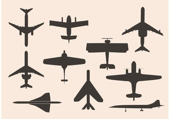 Various Planes in Black