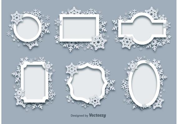 Winter Snow Frames