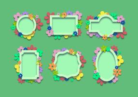 Spring Decorative Frames vector