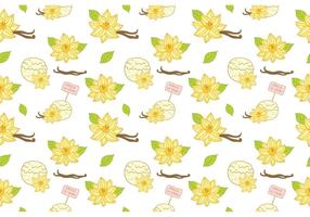 Vanilla Ice Cream Pattern Vector