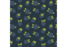 Free Black Berry Pattern Vector