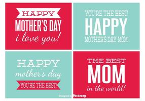 Mother's Day Labels vector