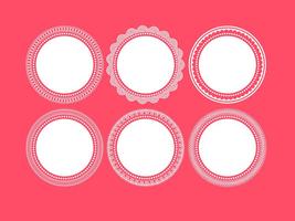 Decorative Round Frames vector