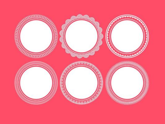 Decorative Round Frames