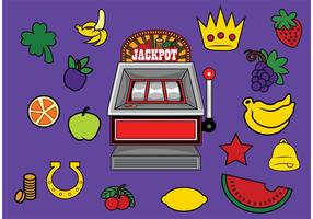 Slot Machine with Prizes  vector
