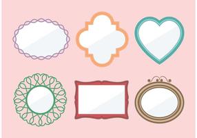 Shabby Chic Mirror Vectors 