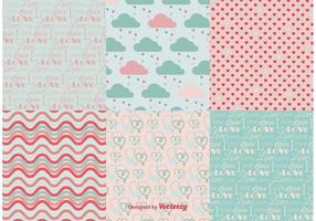 Love Backgrounds Patterns vector