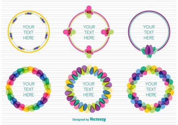 Spring colourful frames