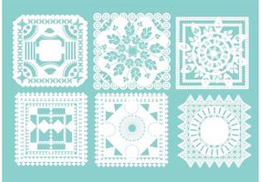 Square Doily Vectors 