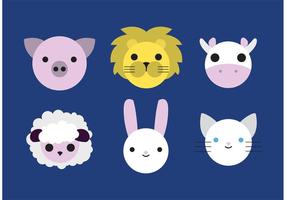 Cute animales vectores