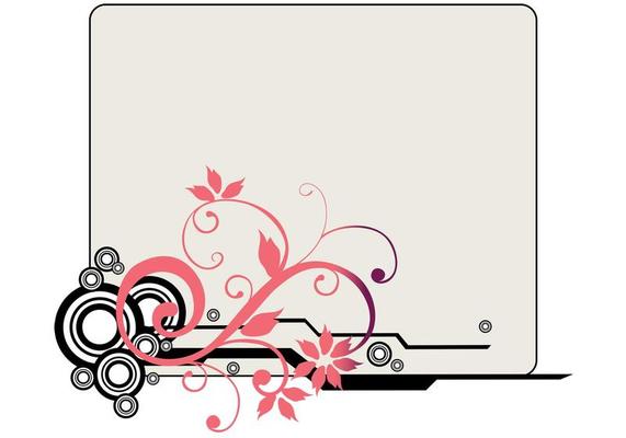 Floral Frame Vector