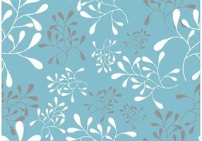 A Seamless Swirl Leaf Pattern Vector 