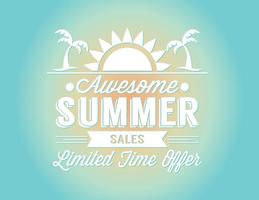 Summer Sale Illustration vector