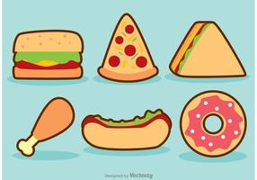 Fast Food Vector Set 