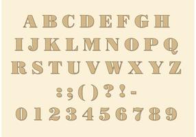 Didone Font Vector 