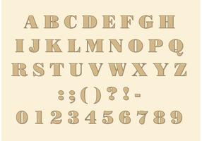 Didone Font Vector