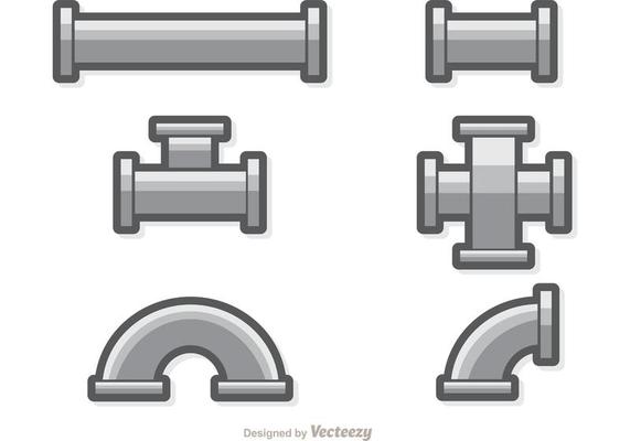 Sewer Pipe Set Vector