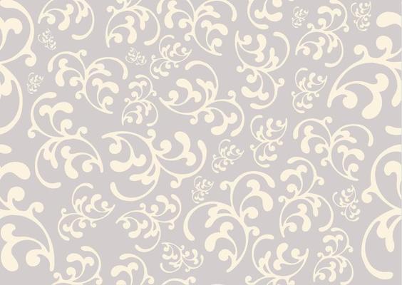 Seamless Floral Background Vector 