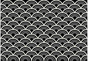 Black and White Seamless Abstract Pattern Vector