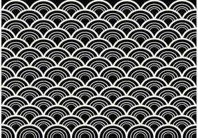 Black and White Seamless Abstract Pattern Vector